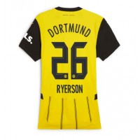 Fotballdrakt Dame Borussia Dortmund Julian Ryerson #26 Hjemmedrakt 2024-25 Kortermet